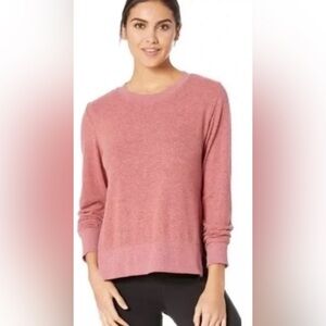 Lou & Grey Long Sleeve High Low Tunic Sweater Salmon Size XS